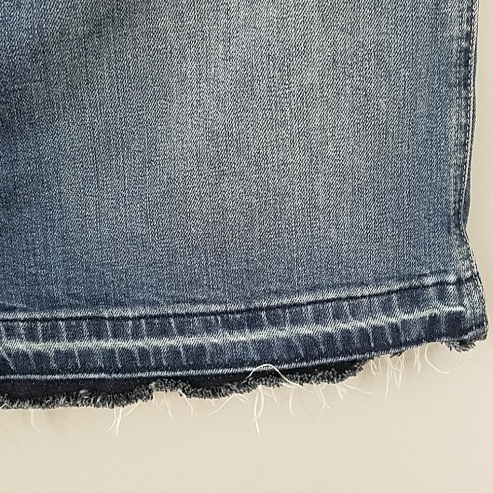 Madewell - Raw Hem Denim Skirt - Picture 4 of 8